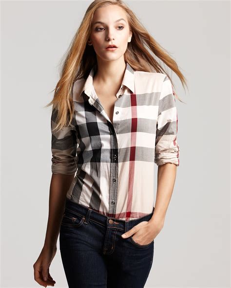 burberry london chemise|Designer Shirts for Women .